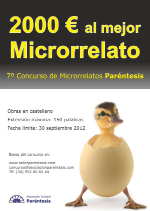 VII Concurso de Microrrelatos</p><br /><br /> <p>Paréntesis
