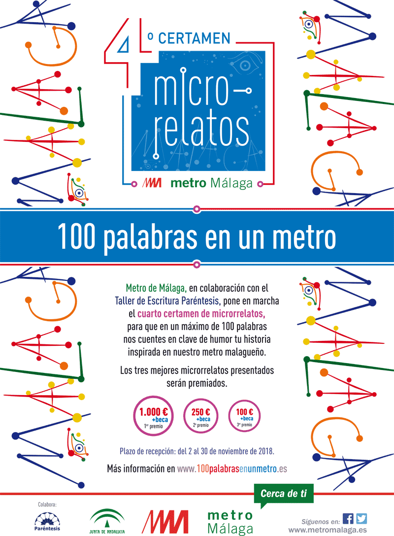 Concurso de microrrelatos 100 palabras en un metro 4