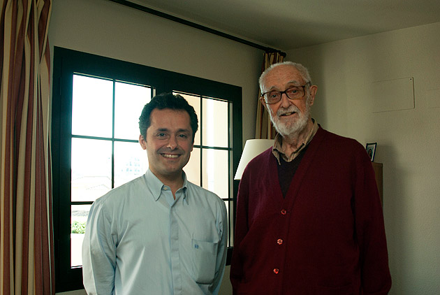 José Luis Sampedro y Rafael Caumel